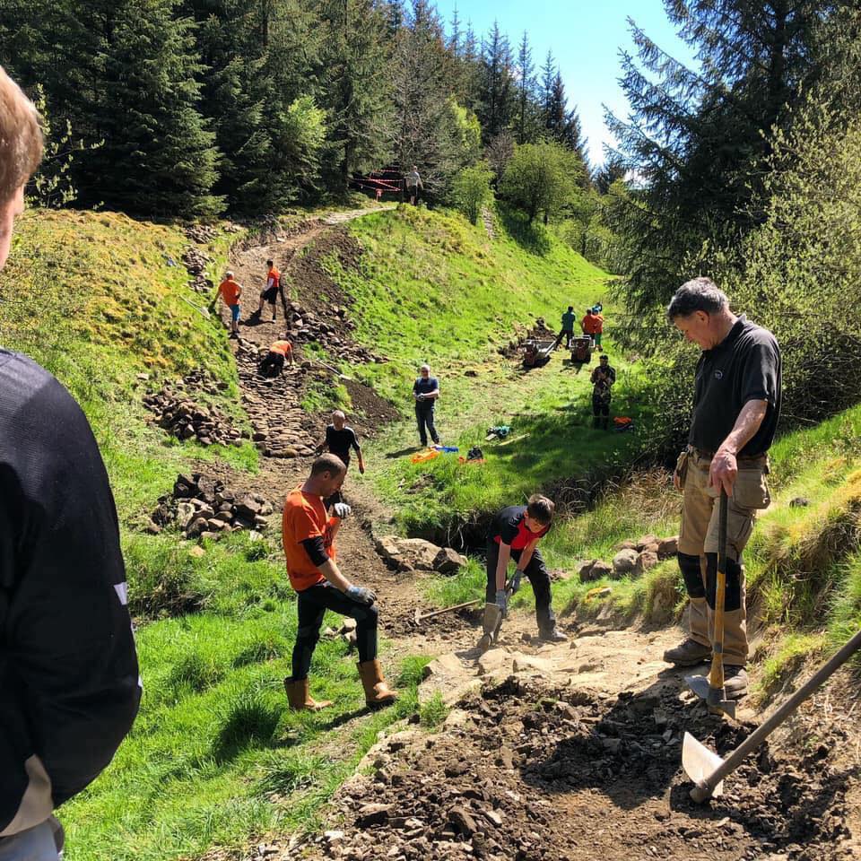 Gisburn Forest Volunteer Trail Builders